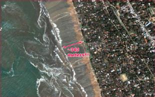 Снимок со спутника 26 декабря 2004 года